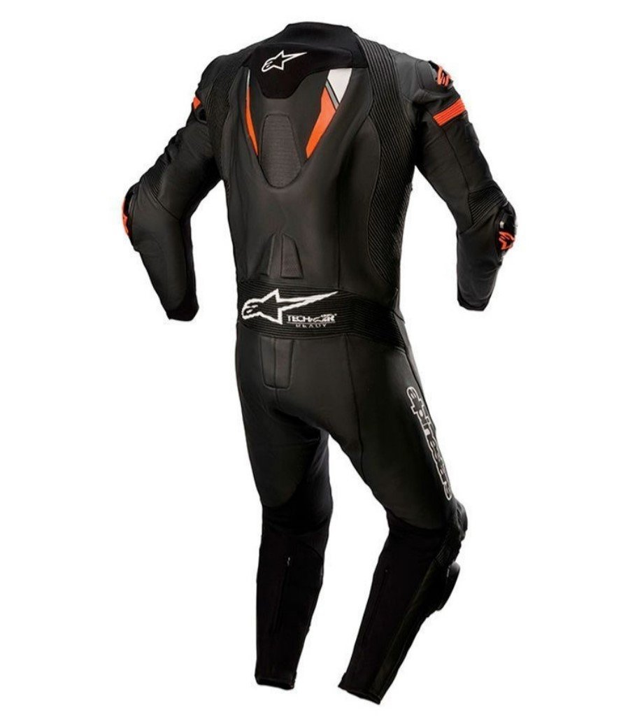 ALPINESTARS IGNITION MISSILE V2 LEATHER SUIT BLACK RED 2